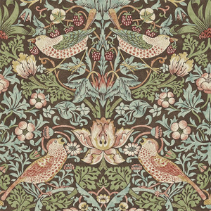 DARW212565 - Morris 160th Anniversary Damasks Brown Morris & Co. Wallpaper DARW212565 - Morris 160th Anniversary Damasks Brown Morris & Co. Wallpaper