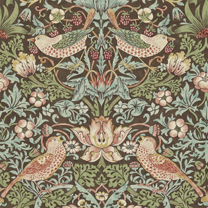 DMCR216477 - Morris 160th Anniversary Damasks Brown Morris & Co. Wallpaper DMCR216477 - Morris 160th Anniversary Damasks Brown Morris & Co. Wallpaper