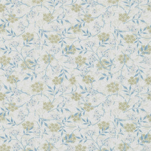 Morris & Co DCMW216808 - Morris 160th Anniversary Leaves & Trees Blue Morris & Co. Wallpaper roll - luxury design for UK feature walls