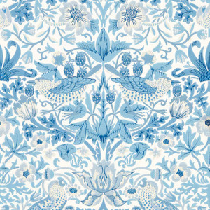 MSIM217058 - Simply Morris Birds Blue Morris & Co. Wallpaper MSIM217058 - Simply Morris Birds Blue Morris & Co. Wallpaper