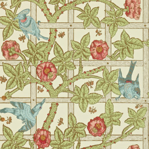 DMCW210487 - Morris Compendium I & II Leaves & Trees Green Morris & Co. Wallpaper DMCW210487 - Morris Compendium I & II Leaves & Trees Green Morris & Co. Wallpaper