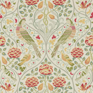 DMSW216687 - Melsetter Classic Floral Green Morris & Co. Wallpaper DMSW216687 - Melsetter Classic Floral Green Morris & Co. Wallpaper