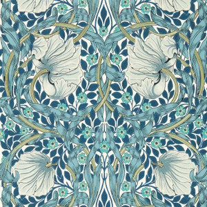 MFRW217365 - Morris and Friends Contemporary Floral Blue Morris & Co. Wallpaper MFRW217365 - Morris and Friends Contemporary Floral Blue Morris & Co. Wallpaper