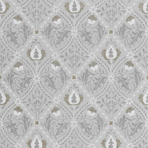 DMPN216528 - Pure Morris North Classic Floral Grey Morris & Co. Wallpaper DMPN216528 - Pure Morris North Classic Floral Grey Morris & Co. Wallpaper