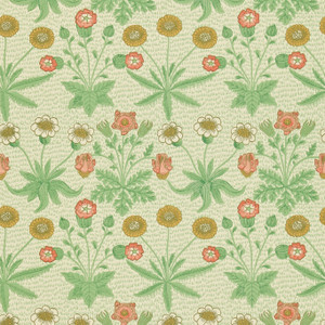 DJA1D1102 - Morris 160th Anniversary Classic Floral Green Morris & Co. Wallpaper DJA1D1102 - Morris 160th Anniversary Classic Floral Green Morris & Co. Wallpaper