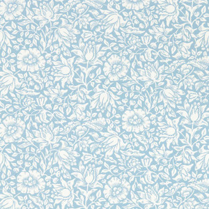 MSIM217071 - Simply Morris Classic Floral Blue Morris & Co. Wallpaper MSIM217071 - Simply Morris Classic Floral Blue Morris & Co. Wallpaper