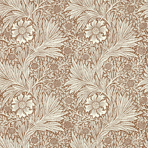 DBPW216955 - Queen Square Contemporary Floral Brown Morris & Co. Wallpaper DBPW216955 - Queen Square Contemporary Floral Brown Morris & Co. Wallpaper
