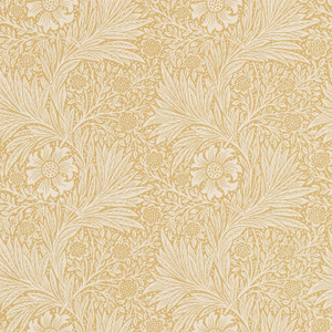 Morris & Co DCMW216832 - Morris 160th Anniversary Leaves & Trees Orange Morris & Co. Wallpaper roll - luxury design for UK feature walls