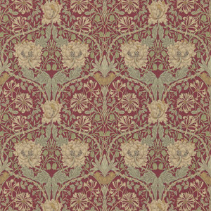 DM3W214700 - Morris and Friends Classic Floral Gold Morris & Co. Wallpaper DM3W214700 - Morris and Friends Classic Floral Gold Morris & Co. Wallpaper