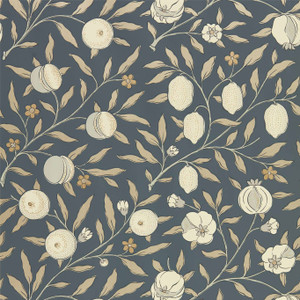 DMPN216543 - Pure Morris North Botanical Black Morris & Co. Wallpaper DMPN216543 - Pure Morris North Botanical Black Morris & Co. Wallpaper