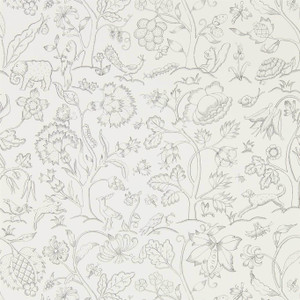 Morris & Co DMSW216693 - Melsetter Animals White Morris & Co. Wallpaper roll - luxury design for UK feature walls Morris & Co DMSW216693 - Melsetter Animals White Morris & Co. Wallpaper roll - luxury design for UK feature walls