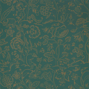 DMSW216695 - Melsetter Animals Gold Morris & Co. Wallpaper DMSW216695 - Melsetter Animals Gold Morris & Co. Wallpaper