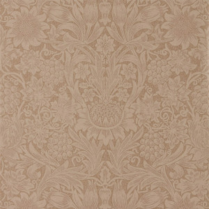 DMPU216046 - Morris Pure Classic Floral Brown Morris & Co. Wallpaper DMPU216046 - Morris Pure Classic Floral Brown Morris & Co. Wallpaper