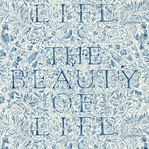 MEWW217190 - Emery Walker`s House Birds Blue Morris & Co. Wallpaper MEWW217190 - Emery Walker`s House Birds Blue Morris & Co. Wallpaper