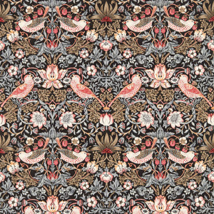 AARC510022 - Bedford Park Birds Brown Morris & Co. Wallpaper AARC510022 - Bedford Park Birds Brown Morris & Co. Wallpaper