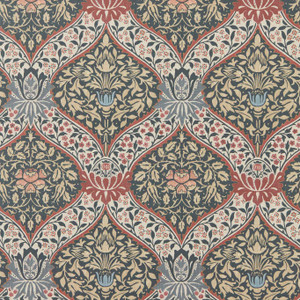 MUNW217593 - The Unfinished Works Classic Floral Orange Morris & Co. Wallpaper MUNW217593 - The Unfinished Works Classic Floral Orange Morris & Co. Wallpaper