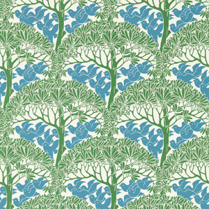 MVOW217340 - Bedford Park Botanical Blue Morris & Co. Wallpaper MVOW217340 - Bedford Park Botanical Blue Morris & Co. Wallpaper