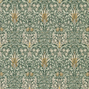 DCMW216863 - Morris 160th Anniversary Classic Floral Green Morris & Co. Wallpaper DCMW216863 - Morris 160th Anniversary Classic Floral Green Morris & Co. Wallpaper
