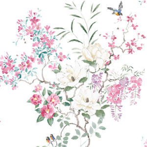 DWAP216306 - Waterperry Birds Green Sanderson Wallpaper Mural DWAP216306 - Waterperry Birds Green Sanderson Wallpaper Mural