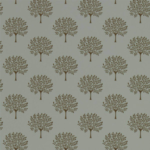 Sanderson DLMW216902 - Littlemore Botanical Grey Sanderson Wallpaper roll - luxury design for UK feature walls