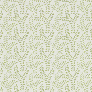 Sanderson DLMW216887 - Littlemore Botanical Green Sanderson Wallpaper roll - luxury design for UK feature walls