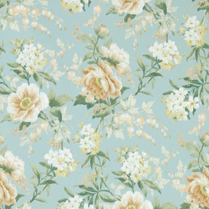Sanderson DOSW217039 - Sanderson One Sixty Classic Floral Grey Sanderson Wallpaper roll - luxury design for UK feature walls