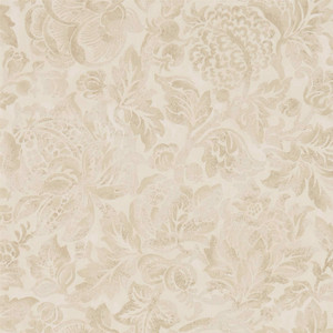 Sanderson DDAM216414 - Chiswick Grove Classic Floral Neutral Sanderson Wallpaper roll - luxury design for UK feature walls