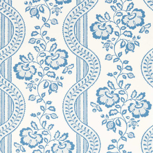 Sanderson DSAB217427 - Country Woodland Abstract & Graphic Blue Sanderson Wallpaper roll - luxury design for UK feature walls