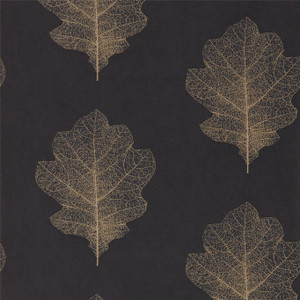 DWOW215700 - Country Woodland Leaves & Trees Black Sanderson Wallpaper DWOW215700 - Country Woodland Leaves & Trees Black Sanderson Wallpaper