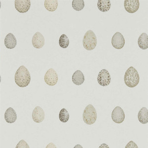 Sanderson DEBB216503 - Embleton Bay Mottled Eggs Grey Sanderson Wallpaper roll - luxury design for UK feature walls
