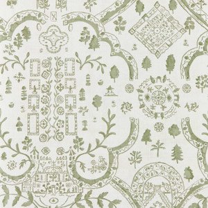 Sanderson DHIP217511 - Highgrove by Sanderson Landscapes Green Sanderson Wallpaper roll - luxury design for UK feature walls