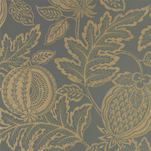 Sanderson DCPW216764 - Caspian Botanical Brown Sanderson Wallpaper roll - luxury design for UK feature walls