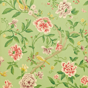 DCAVPO101 - Sanderson One Sixty Classic Floral Green Sanderson Wallpaper DCAVPO101 - Sanderson One Sixty Classic Floral Green Sanderson Wallpaper