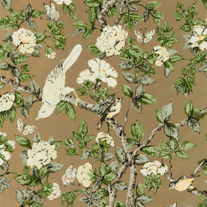 DOSW217036 - Sanderson One Sixty Leaves & Trees Gold Sanderson Wallpaper DOSW217036 - Sanderson One Sixty Leaves & Trees Gold Sanderson Wallpaper