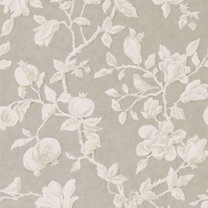 Sanderson DWOW215722 - Arboretum Classic Floral Grey Sanderson Wallpaper roll - luxury design for UK feature walls
