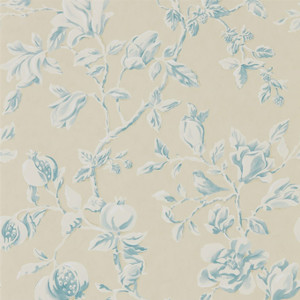 DWOW215725 - Woodland Walk Classic Floral Blue Sanderson Wallpaper DWOW215725 - Woodland Walk Classic Floral Blue Sanderson Wallpaper