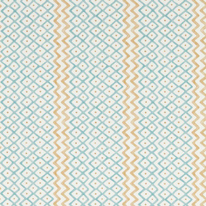Sanderson DBOW217451 - Curios Chevrons Blue Sanderson Wallpaper roll - luxury design for UK feature walls