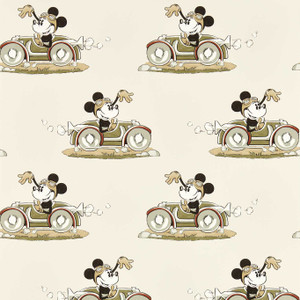 Sanderson DDIW217270 - Disney Home X Sanderson Animals Brown Sanderson Wallpaper roll - luxury design for UK feature walls