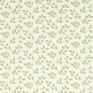Sanderson DSAB217422 - Country Woodland Botanical Green Sanderson Wallpaper roll - luxury design for UK feature walls