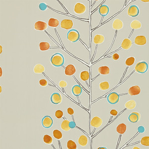 NMEL110203 - Esala Leaves & Trees Orange Scion Wallpaper NMEL110203 - Esala Leaves & Trees Orange Scion Wallpaper
