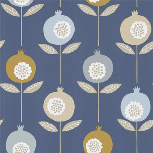 NNOU111543 - Noukku Contemporary Floral Blue Scion Wallpaper NNOU111543 - Noukku Contemporary Floral Blue Scion Wallpaper