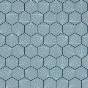 NJAP111920 - Japandi Geometric Blue Scion Wallpaper NJAP111920 - Japandi Geometric Blue Scion Wallpaper
