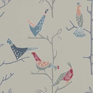 NJAP111924 - Japandi Birds Multi Scion Wallpaper NJAP111924 - Japandi Birds Multi Scion Wallpaper