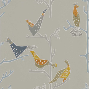 NJAP111925 - Japandi Birds Multi Scion Wallpaper NJAP111925 - Japandi Birds Multi Scion Wallpaper