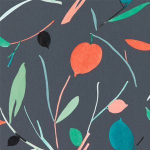 NZAW111997 - Zanzibar Botanical Blue Scion Wallpaper NZAW111997 - Zanzibar Botanical Blue Scion Wallpaper