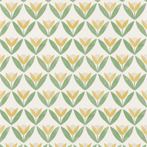 Scion NSCW113256 - Oakham Contemporary Floral Yellow Scion Wallpaper roll - luxury design for UK feature walls