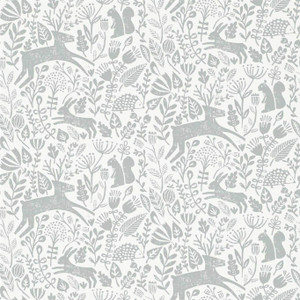 Scion NESW112617 - Esala Animals Grey Scion Wallpaper roll - luxury design for UK feature walls