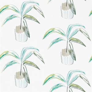 NZAW111993 - Zanzibar Leaves & Trees Green Scion Wallpaper NZAW111993 - Zanzibar Leaves & Trees Green Scion Wallpaper