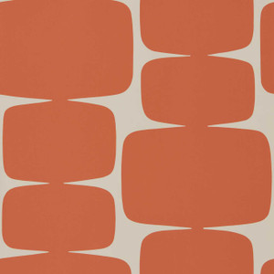 Scion NLOH111295 - Lohko Abstract & Graphic Red Scion Wallpaper roll - luxury design for UK feature walls