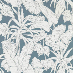 NZAW112023 - Zanzibar Botanical Grey Scion Wallpaper NZAW112023 - Zanzibar Botanical Grey Scion Wallpaper